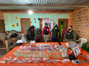 Incautaron dos millones de guaraníes producto del microtráfico y drogas